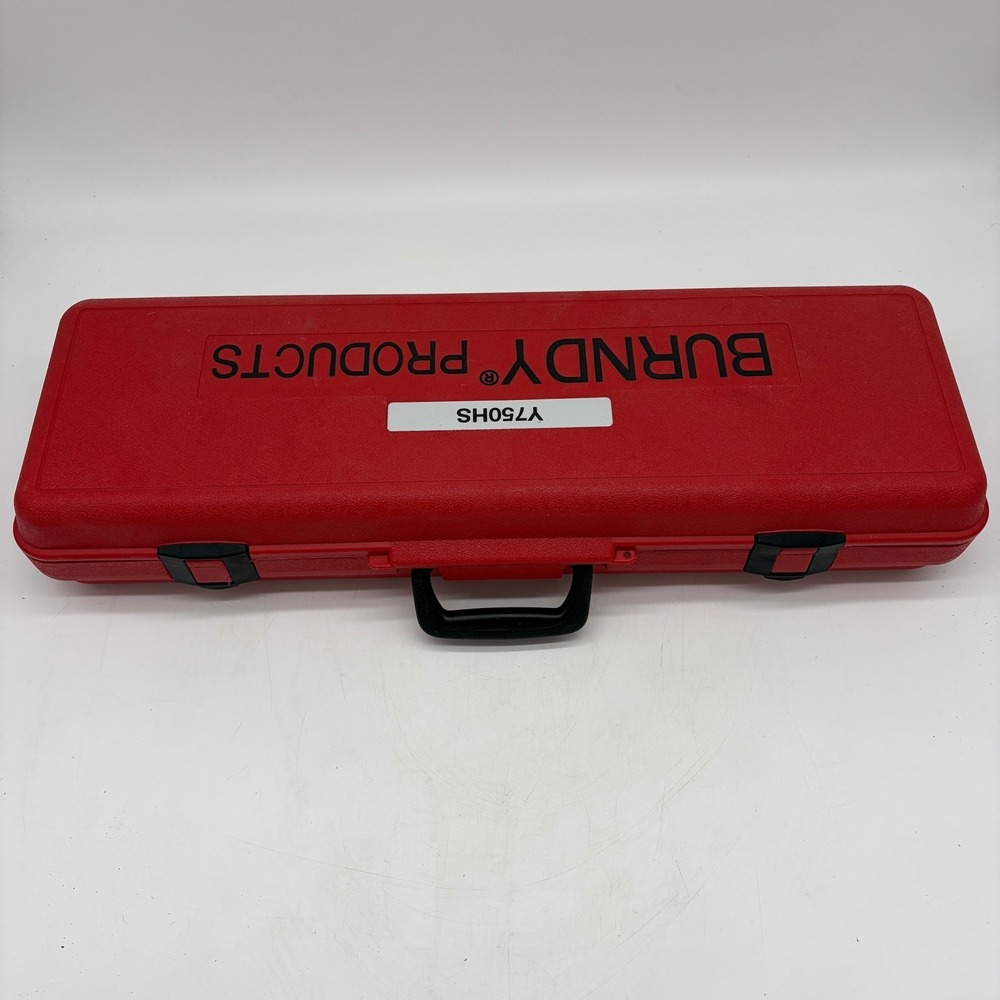 Burndy Y750HS Hypress Hydraulic Crimping Tool with U-Dies and Carrying Case